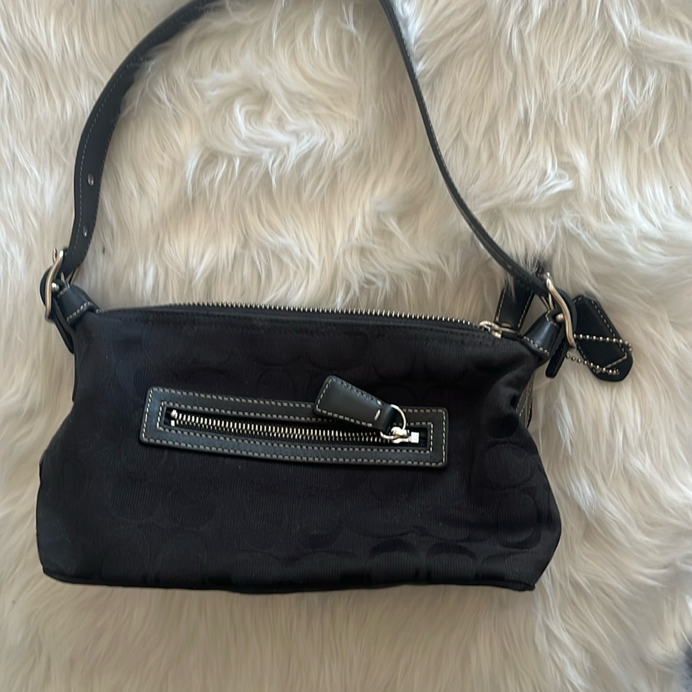 Coach small shoulder bag in black